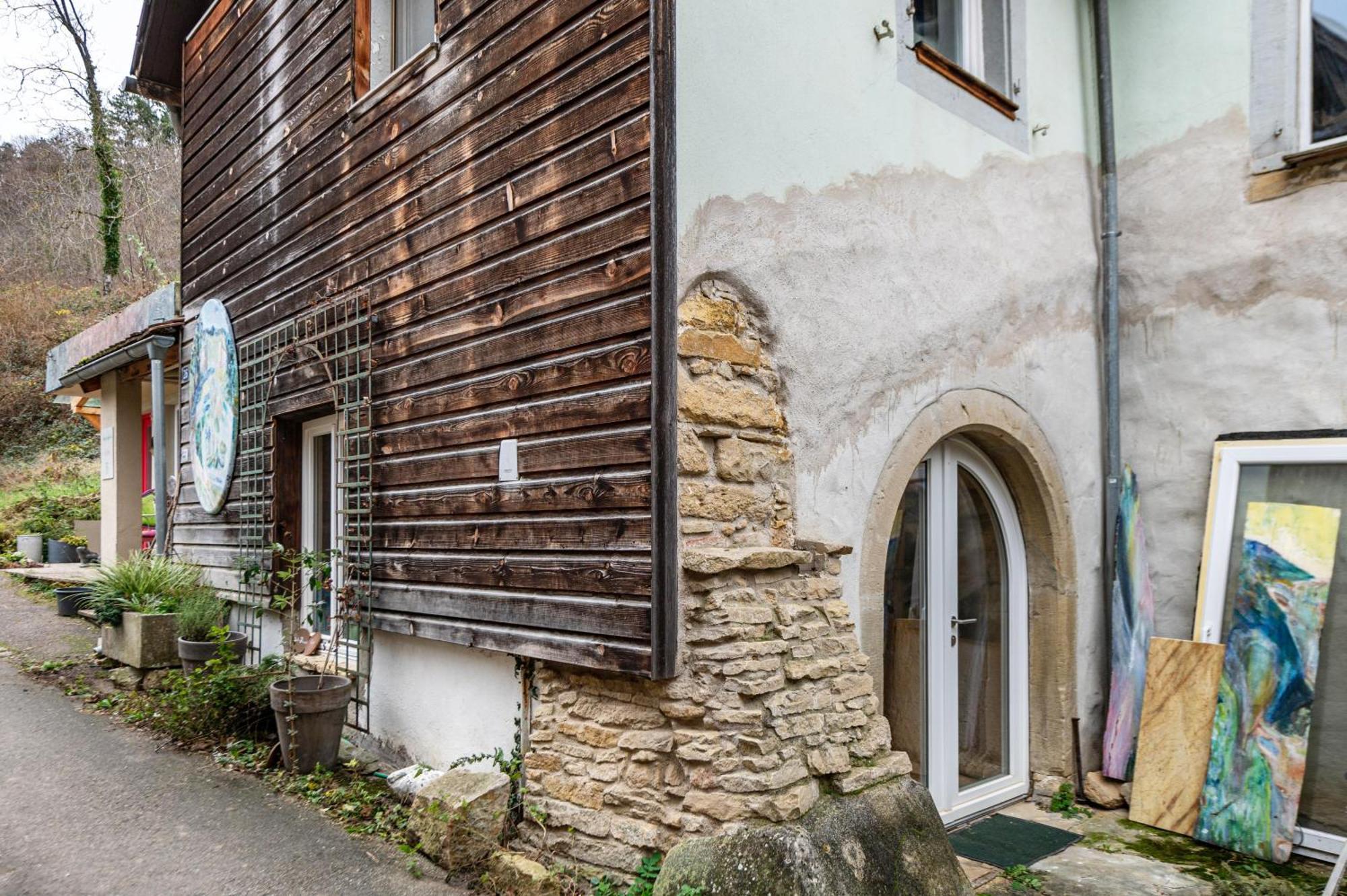 Haus Der Malerin Andrea Gawaz Lägenhet Mullheim  Exteriör bild