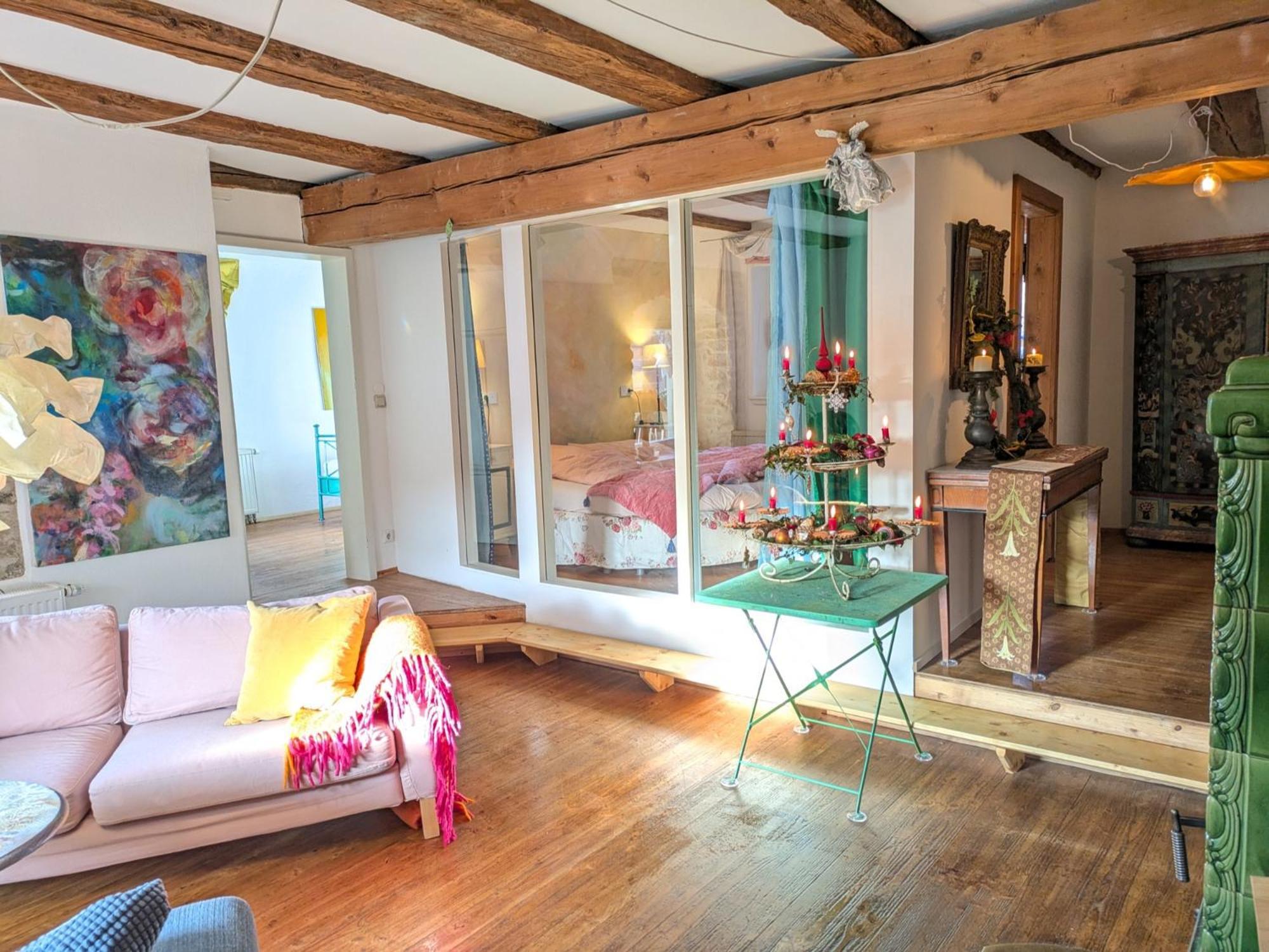 Haus Der Malerin Andrea Gawaz Lägenhet Mullheim  Exteriör bild