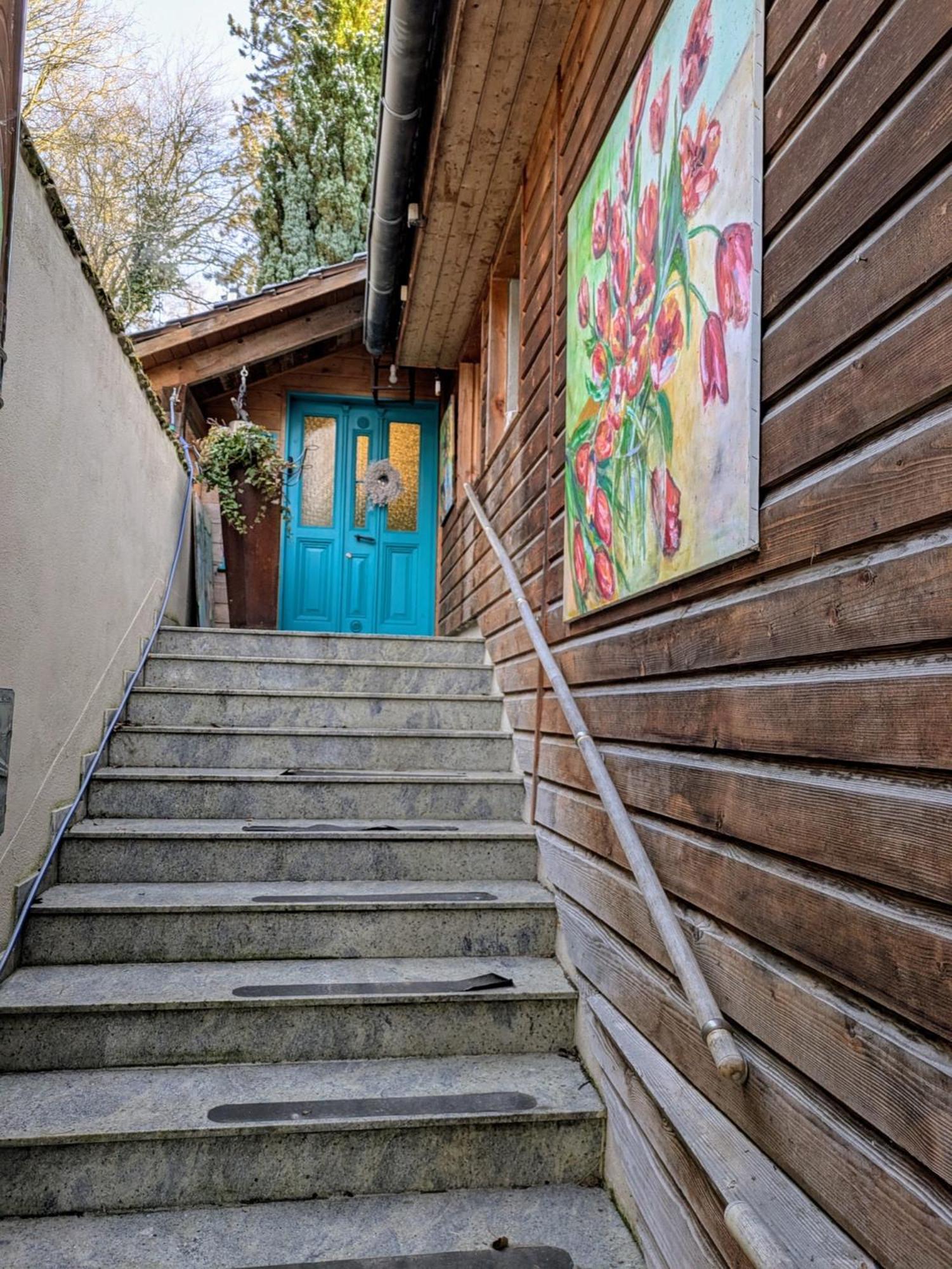 Haus Der Malerin Andrea Gawaz Lägenhet Mullheim  Exteriör bild